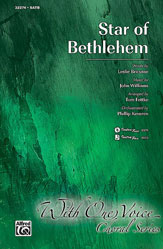 Star of Bethlehem SATB choral sheet music cover Thumbnail